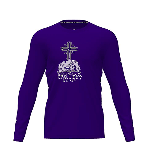 [FTLCDFPP-YXS-LOGO2] Dri Fit Performance T-Shirt (Youth XS, Purple, Logo 2, Long Sleeve)