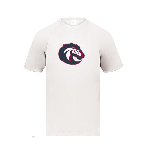 [2790.005.S-LOGO1] Men's Smooth Sport T-Shirt (Adult S, White, Logo 1)