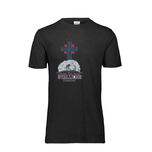 [FTSCUBBK-AS-LOGO2] Decker Men's Tri-Blend T-Shirt - Short Sleeve (Adult S, Black, Logo 2)