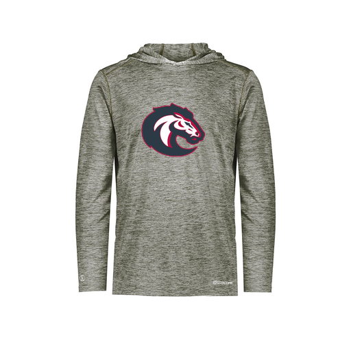 [FOLHCGGY-YS-LOGO1] Decker Youth Charge Hoodie (Youth S, Gray, Logo 1)