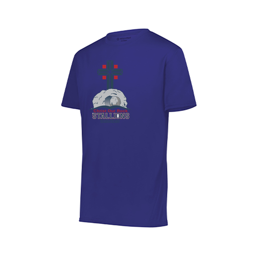 [222818.747.S-LOGO2] Men's Movement Dri Fit Shirt (Adult S, Purple, Logo 2)