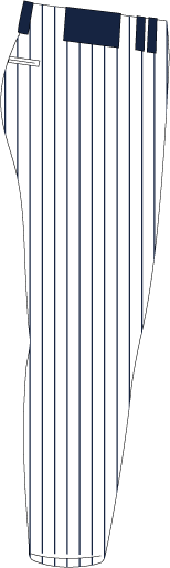 Christ Our Rock - White Pinstripe Pants (Knicker)