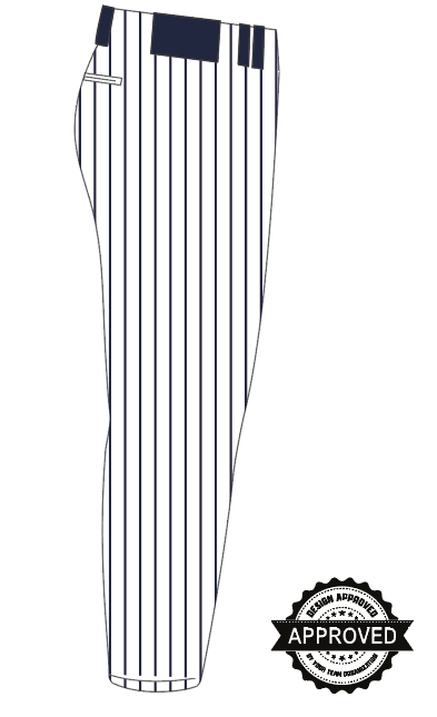 Christ Our Rock - White Pinstripe Pants (Pro Performance)